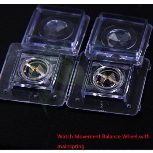 Wholesale 2pcs/lot Watch Movement Parts 7009 Balance Wheel with mainspring Replacement parts for watchmaker