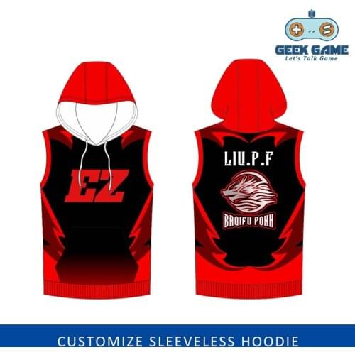 Customize Mens Gyms Hoodie Singlets Sweatshirts sleeveless hoodies Bodybuilding Fitness waistcoat Shirts Casual hoodies