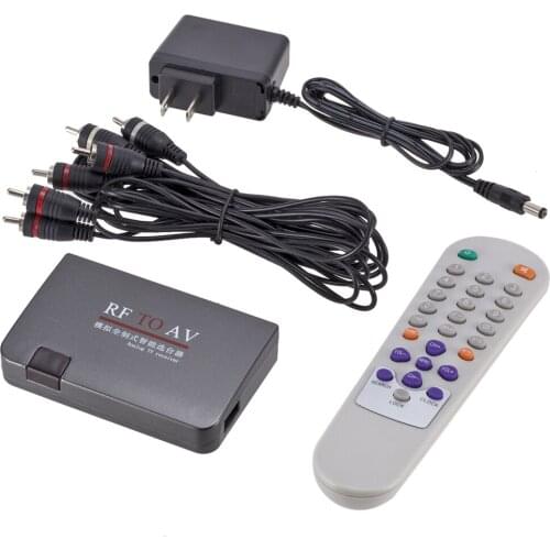 RF to AV converter, station selector, TV, cable TV to projection TV, video port supports full standard