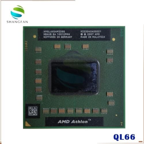 AMD Athlon 64 X2 QL-66 QL 66 QL66 2.2 GHz Dual-Core Dual-Thread CPU Processor AMQL66DAM22GG Socket S1