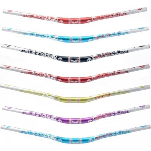 Bicycle Handlebar 780mm Longer AM DH Enduro FR Handlebar 31.8mm 35mm Diameter 25mm 20mm Rise MTB Bike parts Aluminium Alloy