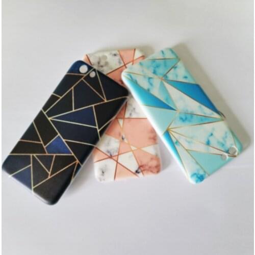 Geometric Water color Marble silicone phone case For Apple iPhone X XR XS 11 12 Mini Pro Max aesthetic phone case