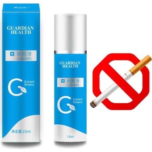 Mouth Oral Spray Quit Smoking Anti Smoke Bad Breath Freshener Treatment Herbal NEW