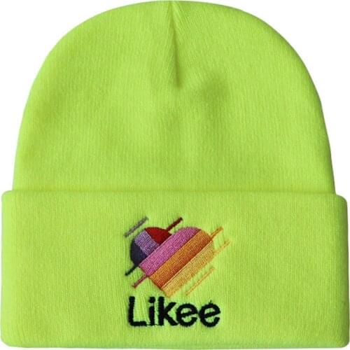 LIKEE and LOVE Warm Knitted Hat 100% Cotton Winter ski Beanie Knit hat Skullies & Beanies Unisex fashion outdoor Casual hats