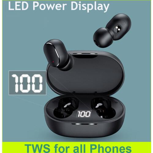 Bluetooth-compatible TWS 5.1 Digital Screen 2000mAh Charging Box Wireless Headphone 9D Stereo Sports Waterproof Earbuds Headsets
