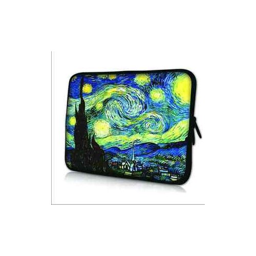 Van Gogh Neoprene Laptop Notebook Liner Sleeve Case Computer bag for 10 to 17 Inch IPAD Macbook Pro Air Retina Tablet Handbag