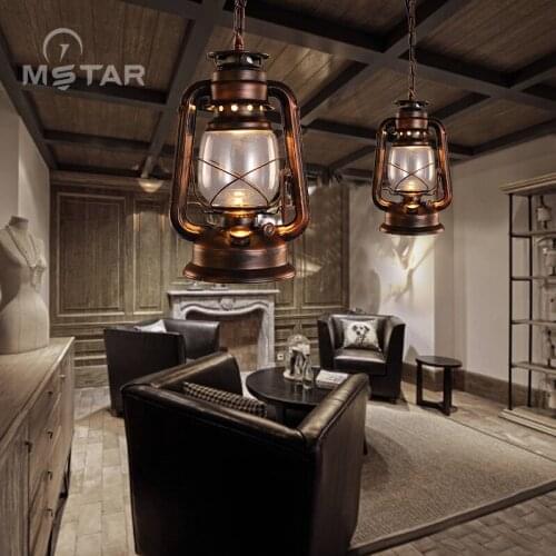 Vintage glass ball creative pendant lights led wall moon lamp modern led chandelier avizeler hanglampen living room decoration