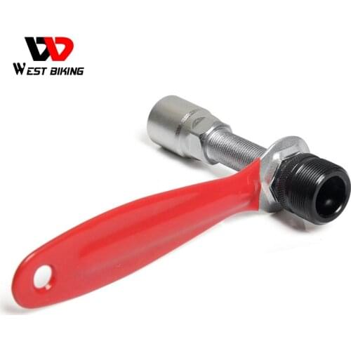 WEST BIKING Bicycle Bottom Bracket Crank Disassembling Tool Square Hole Splined Crankset Bike Crank Repair Removal Tools