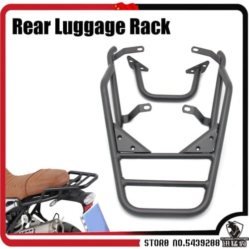 Motorcycle Rear Seat Luggage Carrier Rack with Handle Grip For BMW R NINE T R NINET R9T R 9 T 9T Pure Racer Scrambler 2014-2018