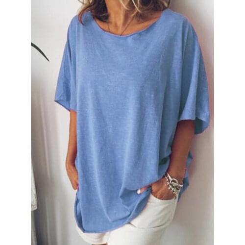 Woman t-shirts Summer Short Sleeve Tops For Lady Fashion Loose o-neck Tee Shirt Femme Camiseta Feminina