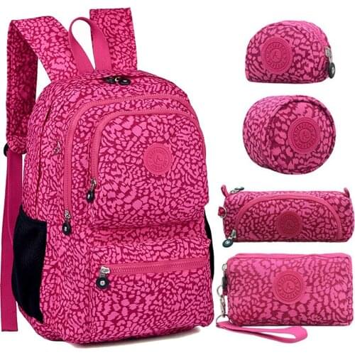 ACEPERCH Women Original Backpacks Mochila Mujer Escolar Feminina School Bag For Teenager Girl Nylon Waterproof Backpack Female
