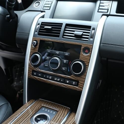 1 Pcs For Land Rover Discovery Sport 2015-2018 Sands Wood Grain ABS Mode Button Box Frame Trim Car Accessories