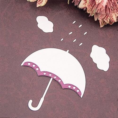 10x6cm Cloud umbrella Cutting dies metal crafts paper die-cutting /DIY embossing Easter and New Year Scrapbooking