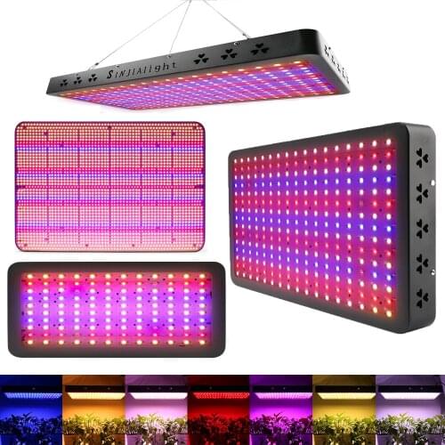 1200W 2500W 3000W 4000W LED Grow Light Full Spectrum Growing Led Lamp Double Chip For Indoor Plants Grow Tent Box AC 85-265V