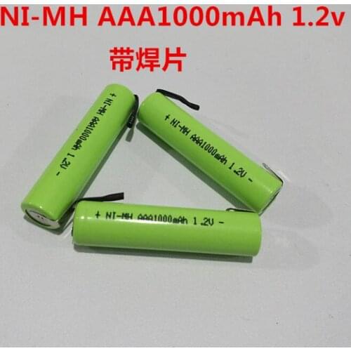 2pcs/lot 1.2V AAA 800mAh ni-mh rechargeable battery Power tools battery