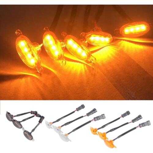 3x LED Light For Ford F-150 F150 Raptor Style Grille Grill 2015-2019 White