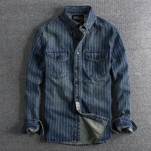 Aflczyu Men's Striped Shirts