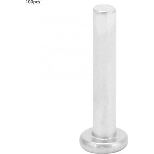 100pcs M2.5*12/14/16mm Flat Head Aluminum Rivets Countersunk Solid Rivets Tools