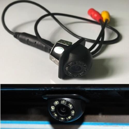 IR LED CCD Universal Car Reverse Camera for All Cars Rear View Parking System Backup Kit Waterproof Free shipping