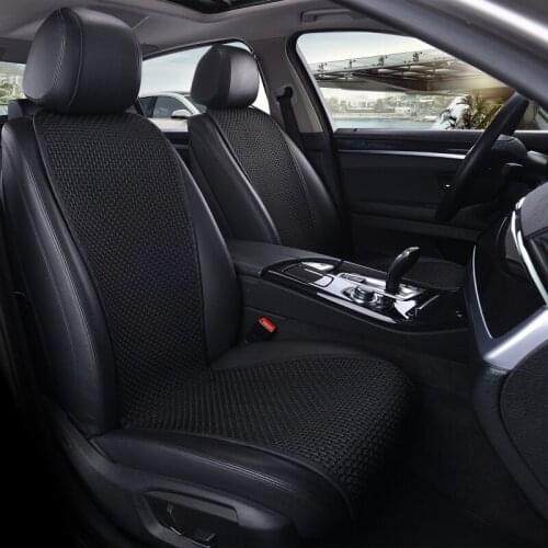 Black Breathable Ice Silk Small Waistline Seat Cushion Car Pad Universal Cushions Summer Car Seat Cover