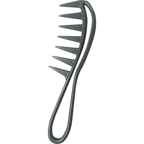 Wooden Wide Tooth Comb Carbon Fiber Massage Beauty Hair Care