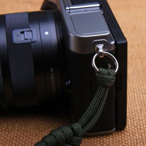 Camera Holder Paracord Rope Braided Hand Wrist Lanyard Portable Quick Release Lightweight for Nikon Canon Sony DSLR