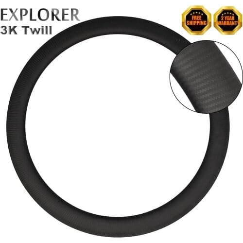 EXPLORER 3K Twill Matt Bike Rims Superlight 700C Carbon Rims Carbon Wheel 30/38/50/60/88mm Depth 24mm Width Bike Racing Rims