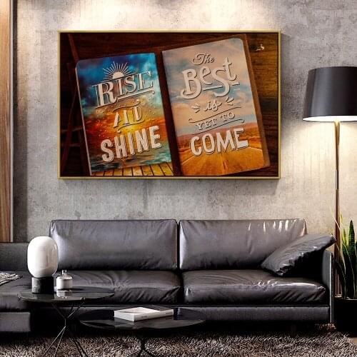 Forbeauty Oil Canvas Painting inscription_art_notepad For Home Decoration Wall Art