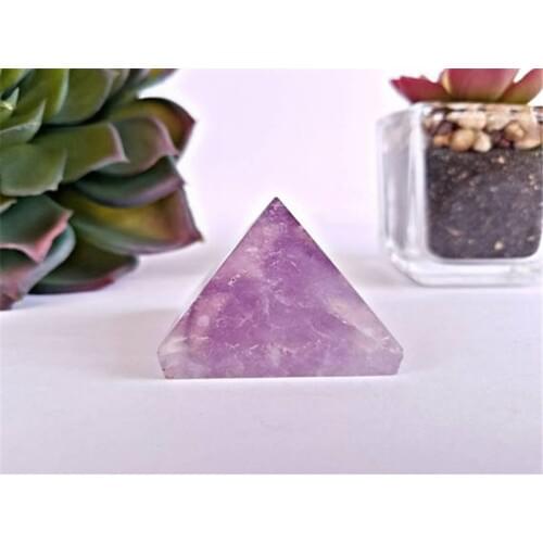 Small piece Natural amethyst Quartz crystal pyramid mineral reiki healing gem stone purple amethyst crystal pyramid wolesale