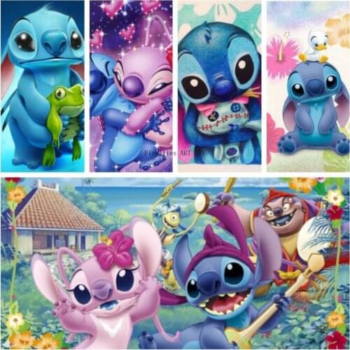 Full Square/Round Drill 5D Disney Diamond Painting Cartoon Animals Embroidery Cross Stitch Kits Diamond Mosaic Home Decor Gift