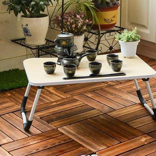 Outdoor Hardwood Mosaic DIY Decking Sturdy Backing Carbonized Wood Garden Balcony splicing Anti-Corrosion Decoration Floor