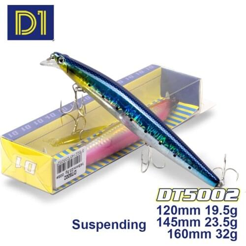 D1 Suspending Minnow Fishing Lure 145mm 23.5g 3D eyes Artificial Quality Crankbait Wobbler Hard Bait Pofessional for Bass Tackle