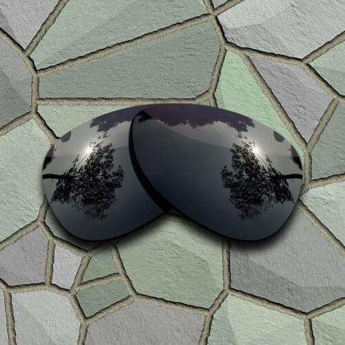 Grey Black Sunglasses Polarized Replacement Lenses for Oakley Warden