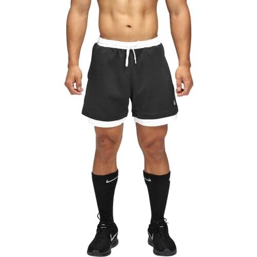 Summer man running shorts quick-dry training fitness Elastic waist sports waistband brand printing fashion exercise men shorts