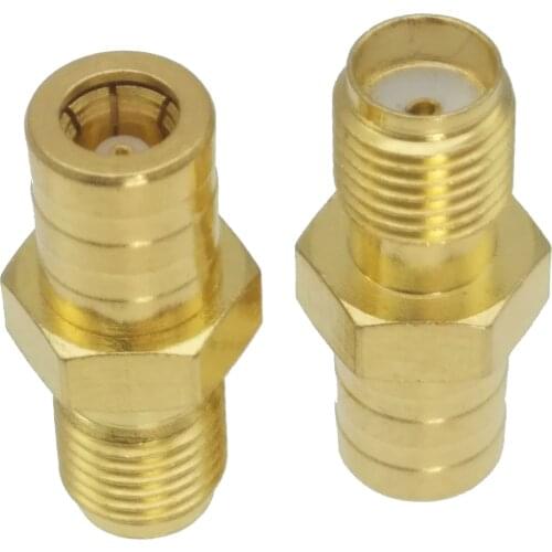 1pcs SMB Female Jack to SMA Female Jack RF Coaxial Adapter Connector