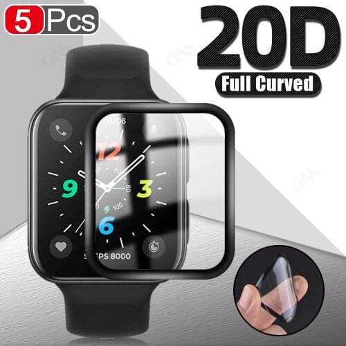 20D Curved Edge Full Soft Protective Film Cover For OPPO Watch 2 42mm 46mm Screen Protector Smartwatch Accessories (Not Glass)