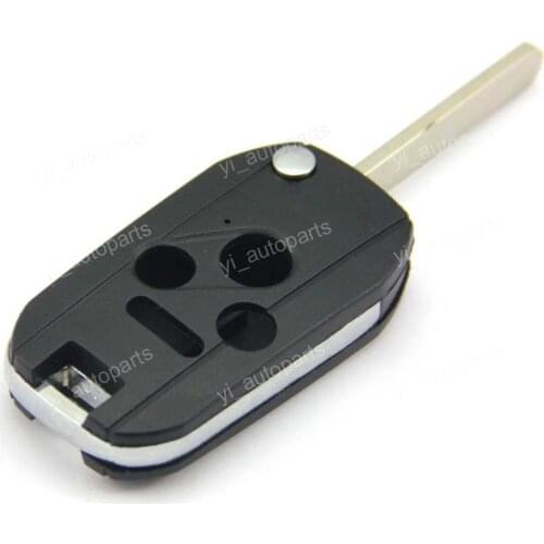 3 +1 4 Buttons Remote Flip Folding Key Shell Cover For Honda CRV Pilot Accord 4B