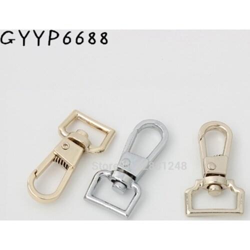 3 colors 10mm 13mm trigger snap hook gun swivel clasp small hooks hardware accessory for DIY bags