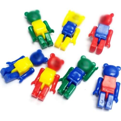 36 piece Plastic 4.2cm litter bear Figure E1763 Kids Toys Novelty Party Favors Gift Lucky Pinata Easter Birthday School Prize