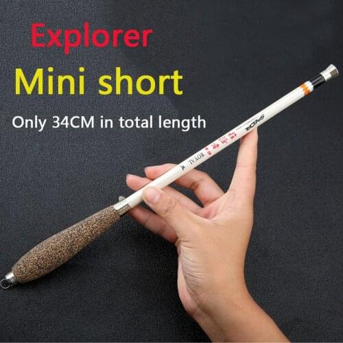 Promotion! Ultralight Stream Hand Pole Carbon Fiber Casting Telescopic Carp Fishing Rod Fish Tackle Children use the fishing rod