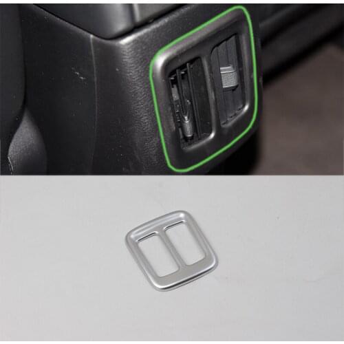 Car Accessories Interior Decoration ABS Armrest Box Rear Air Vent Outlet Panel Cover Trim For Jeep Compass 2017 Car Styling