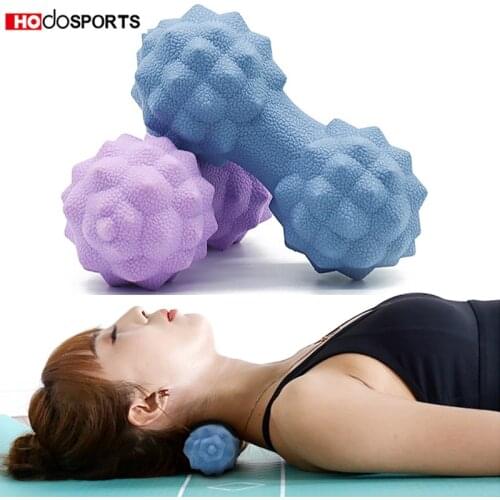 Peanut Massage Ball Fascia Ball Yoga Plantar Fasciitis Trigger Point Portable Physiotherapy Ball Muscle Pain Pressure Sensory