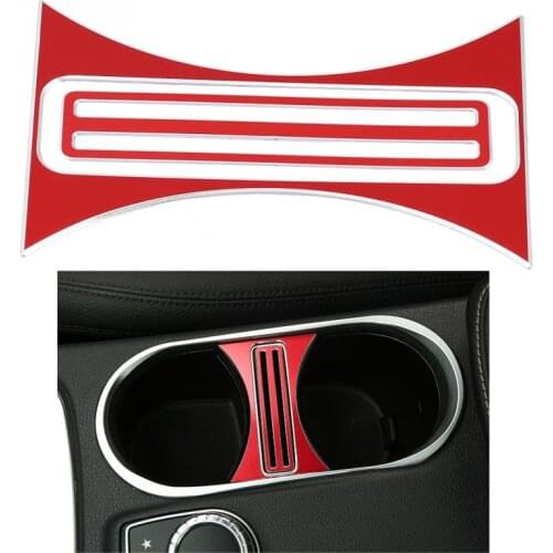 Car Center Console Water Cup Holder Cover Trim for Mercedes Benz A Class W176 B W246 CLA C117 W117 GLA X156