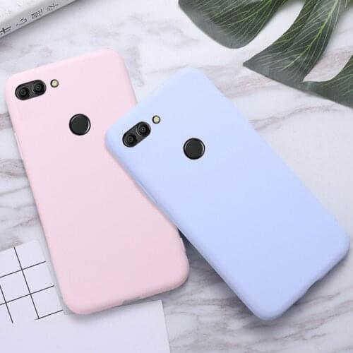 Candy Color For Huawei Y9 2018 Case Shockproof Soft Silicone TPU Cover For Y9 2018 Case Huawei Y9 2018 Fundas 100