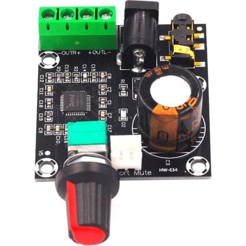 PAM8610 Class D Digital Stereo Audio Power Amplifier Module Dual Channel HD Power Amplifier Board 15W+15W 12V DC
