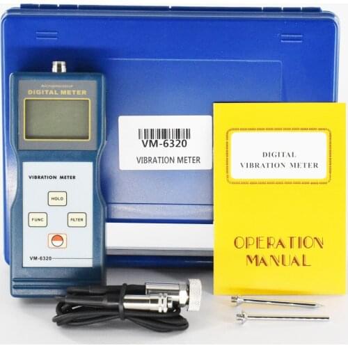 VM-6320 digital vibrometer Vibration Tester analyzer Hight Accuracy 10Hz~1kHz Velocity