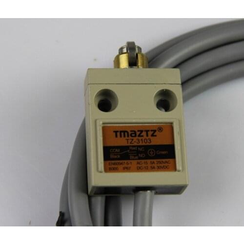 TZ-3103 IP67 4Wire Roller Lever Plunger Limit Switch SPDT NO+NC Copper wire 3M