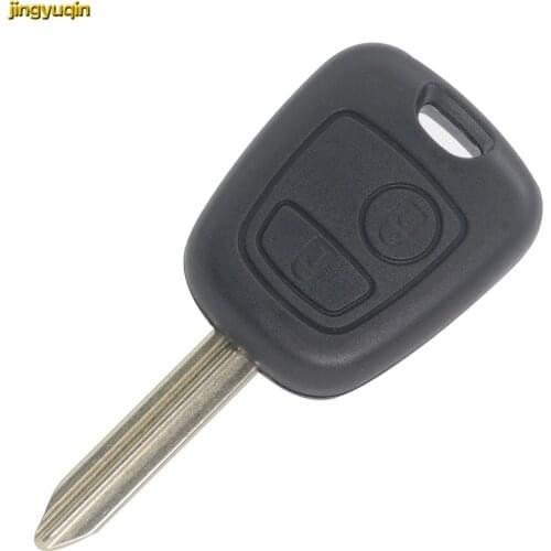 Jingyuqin Remote Key Shell For Citroen Saxo Picasso Xsara Berlingo SX9 2 Buttons Flip Car Key Case Cover