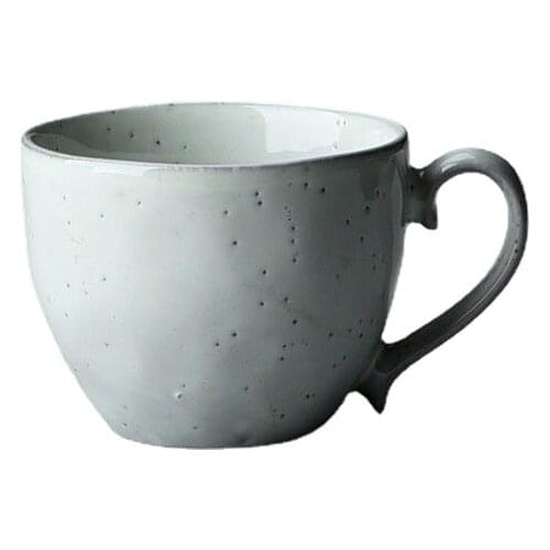 Handmade Ceramic Coffee Mug Retro Style Pottery Cups Milk Oat Breakfast Cup Heat Resistant Creative Gift for Friends tea cup