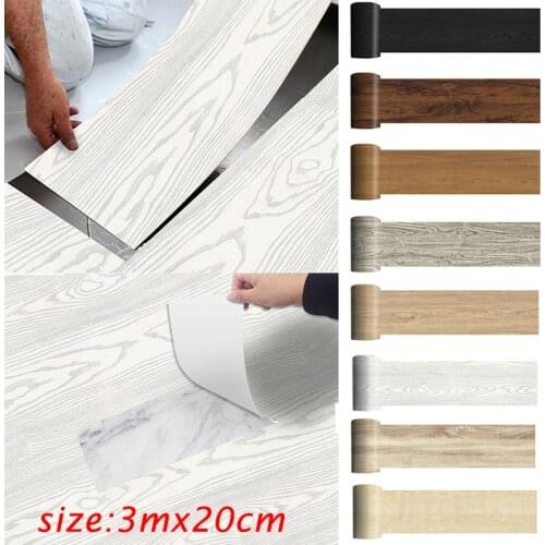 Silver Sand Wood Wallpaper Living Room Bedroom Office Renovation Self-adhesive Non-slip Floor Sticker Home Decoration Wall Mural
